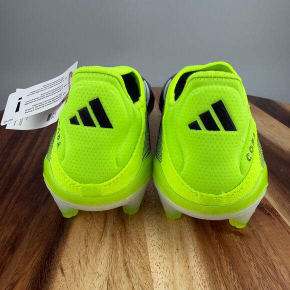 Adidas Copa Pure 3 Elite Laceless FG Black-Neon Men\'s 9 Soccer Cleats JH6302 main image 6